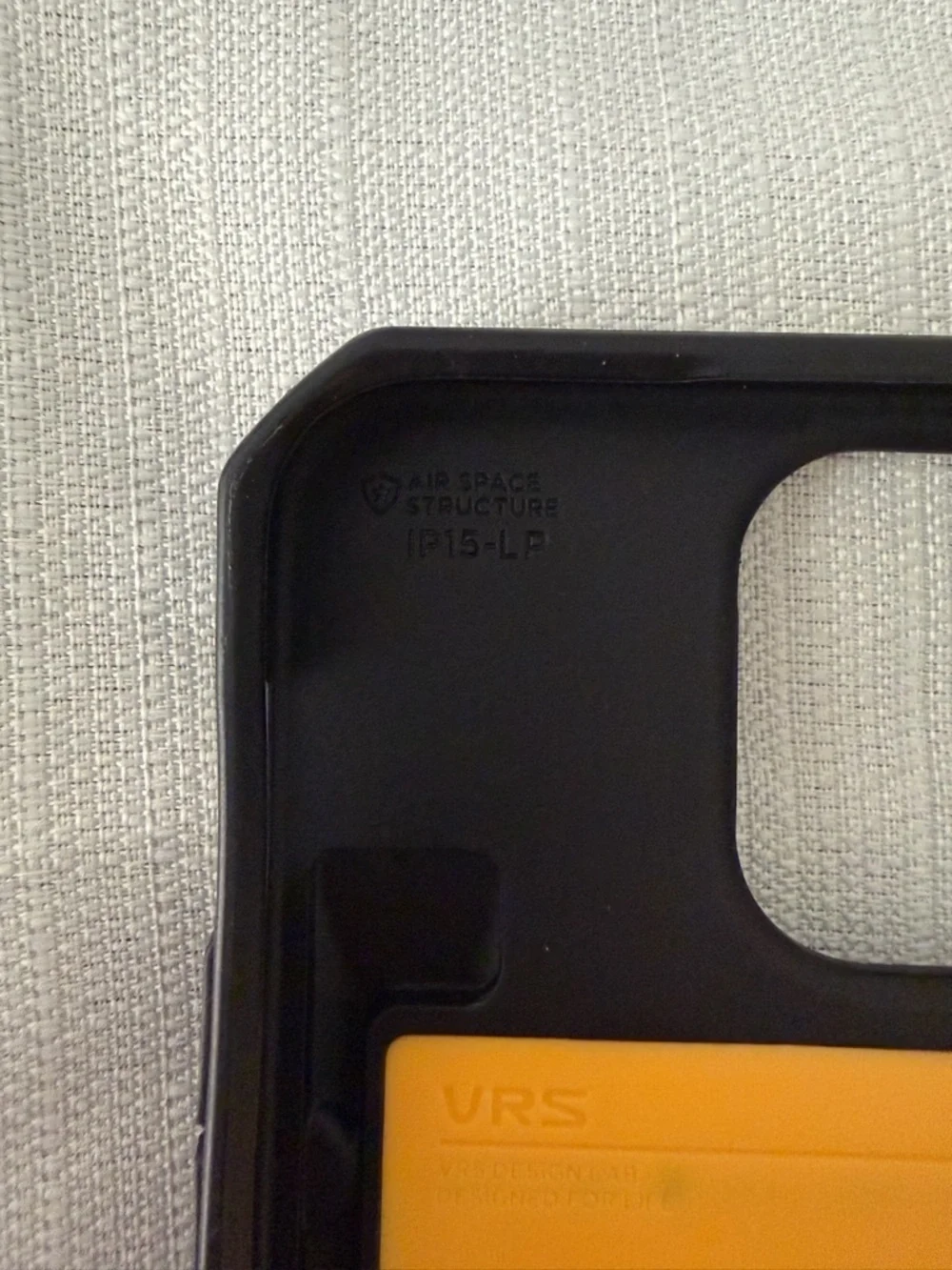 VRS Design Damda Glide Case Black Card Holder iPhone 15 Plus(F139),